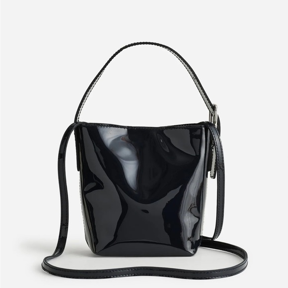 Madewell Patent Leather Women's micro bag NWT BLK - Picture 4 of 4